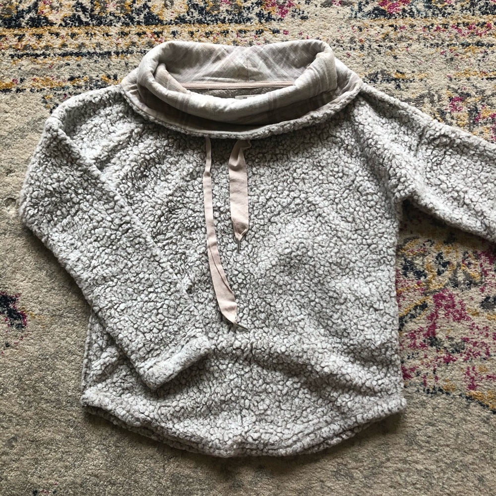 Cowl Neck Sherpa